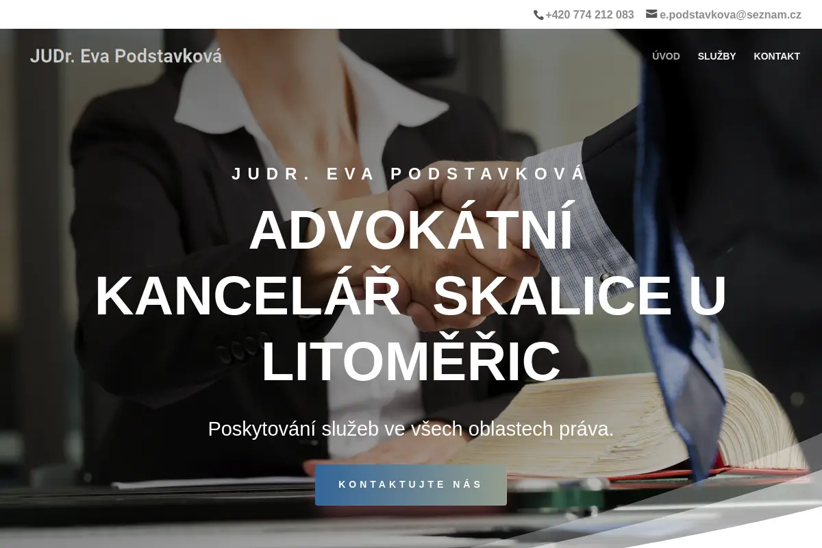 JUDr. Eva Podstavková, advokátka